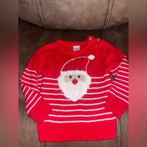 Holiday Time Red Santa Sweater